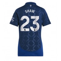 Manchester United Luke Shaw #23 Gostujuci Dres za Ženska 2024-25 Kratak Rukav